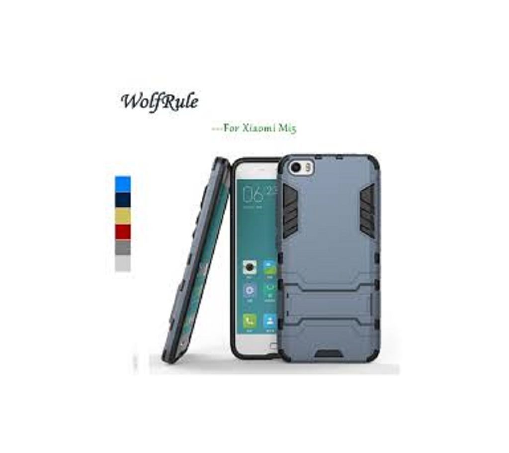 Armor Shockproof Phone Back Cover for Xiaomi Mi 5 - Blue