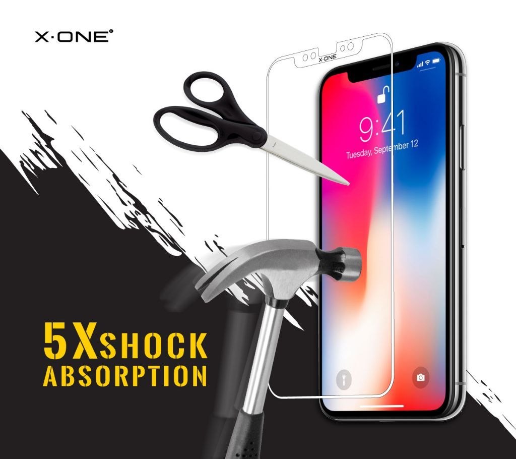 Worlds Toughest Anti-Shock Screen Protector, X-ONE Extreme Shock Eliminator For Redmi 7