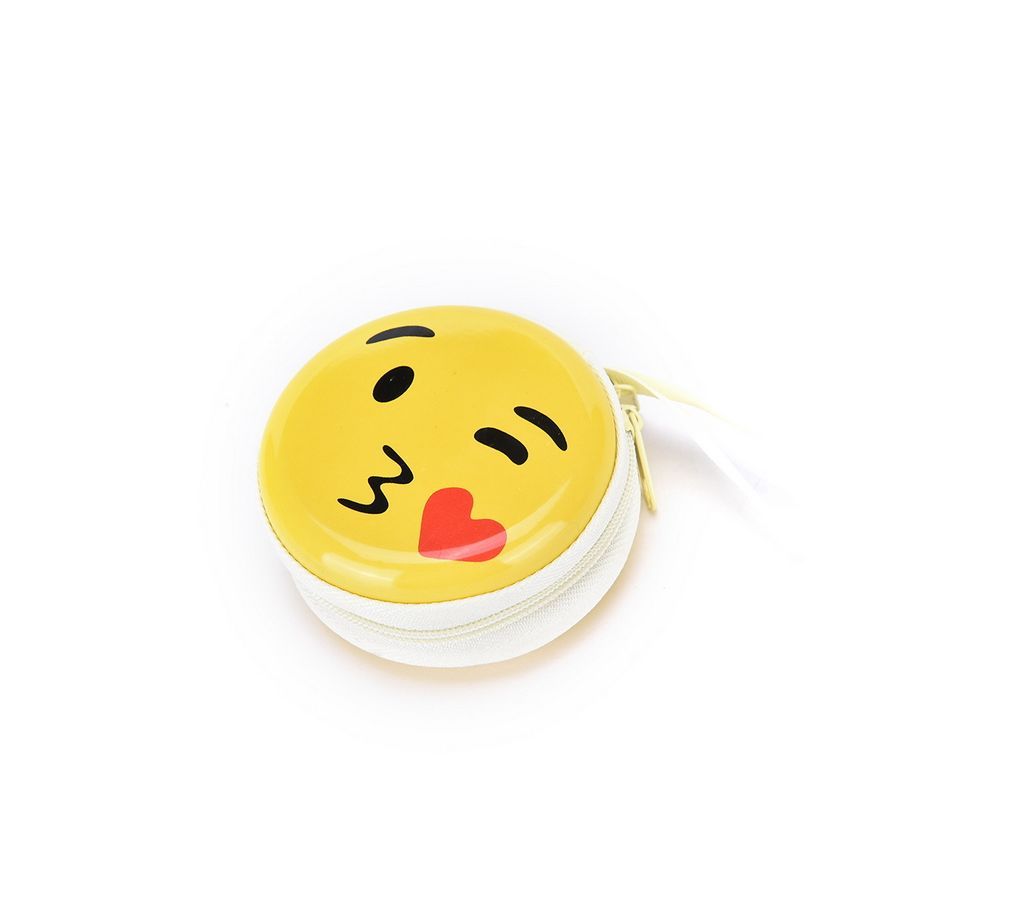 Emoji Earphone Box- Kiss