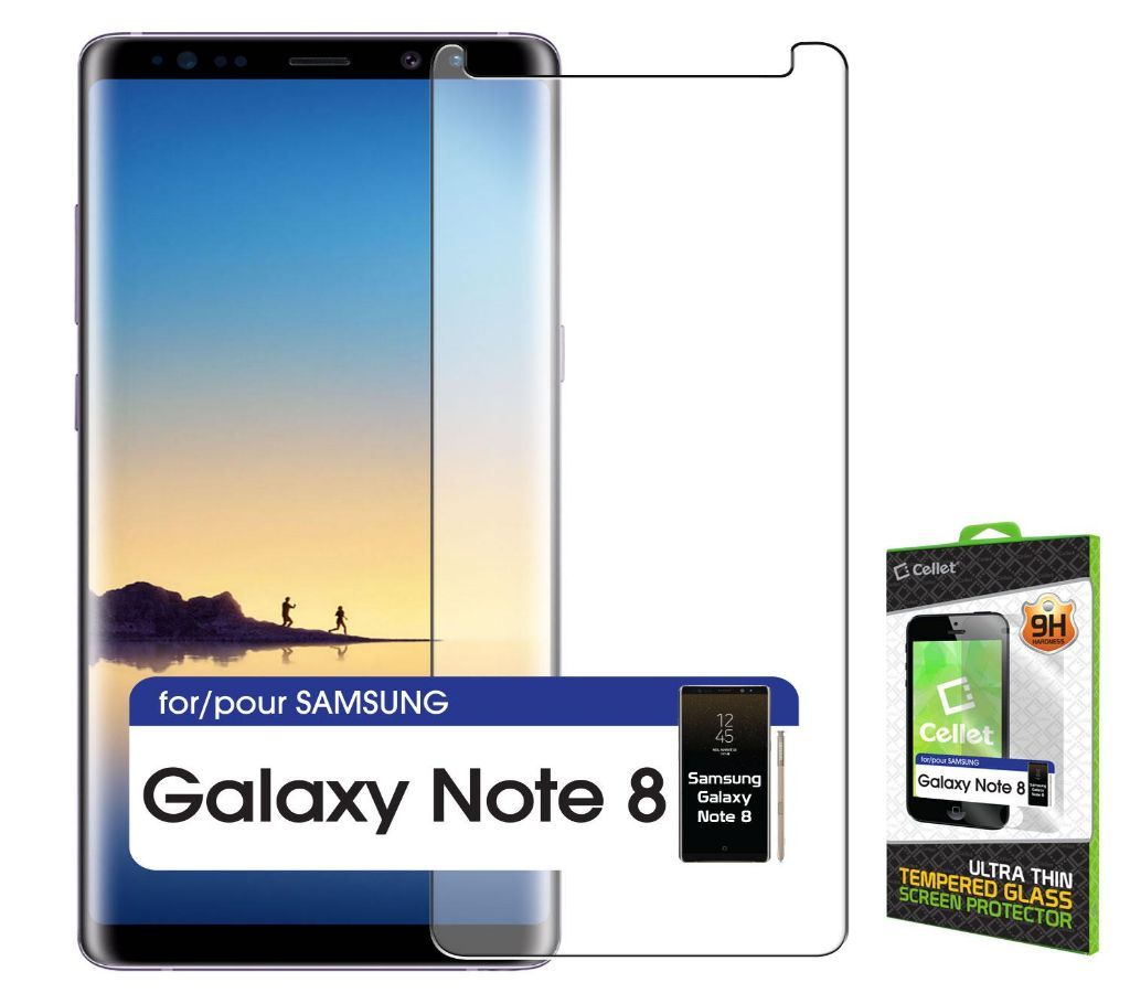 Samsung Galaxy Note 8 - 5D/6D Tempered Glass Screen Protector - Transparent