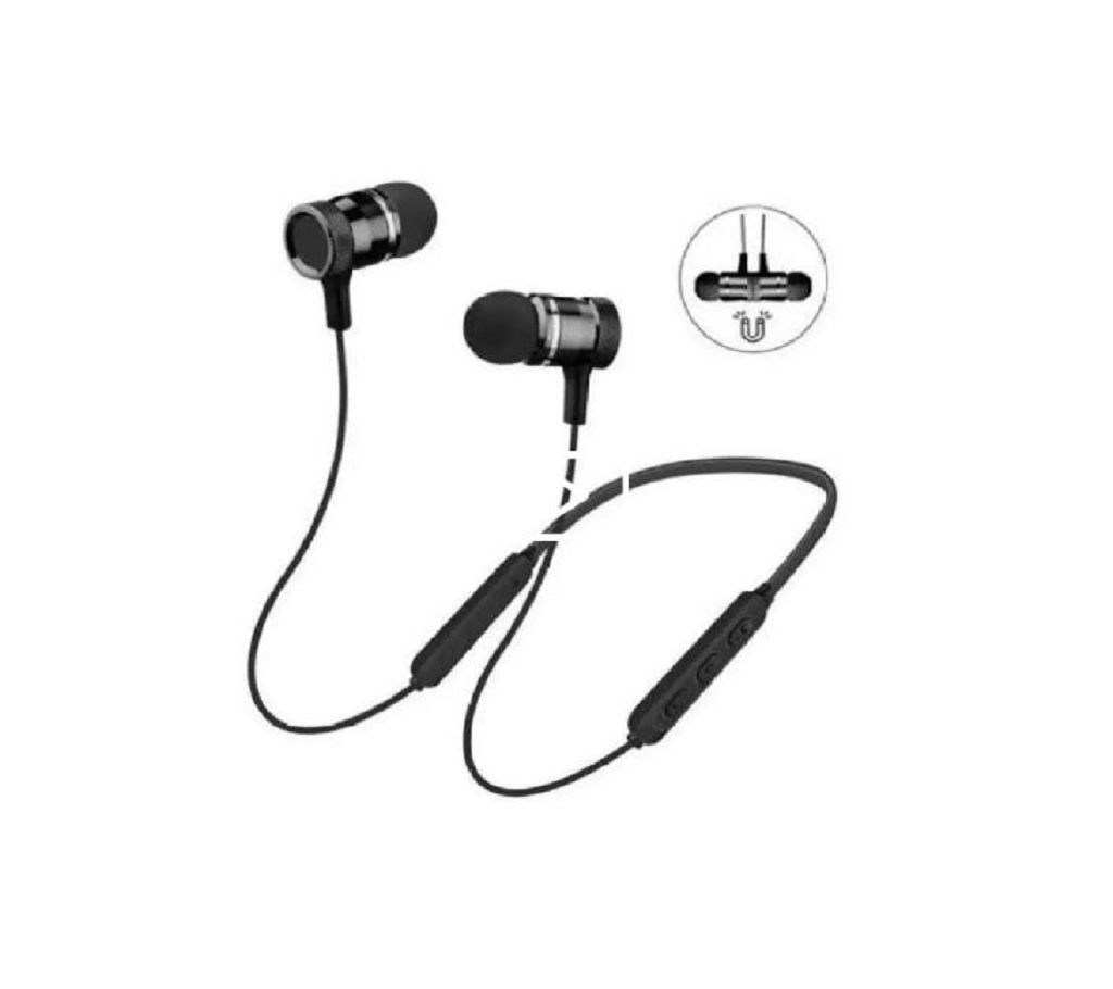 Bluetooth Earphone Sports Bluetooth Headphones Metal Magnetic Wireless Earphones Stereo Sound Headset