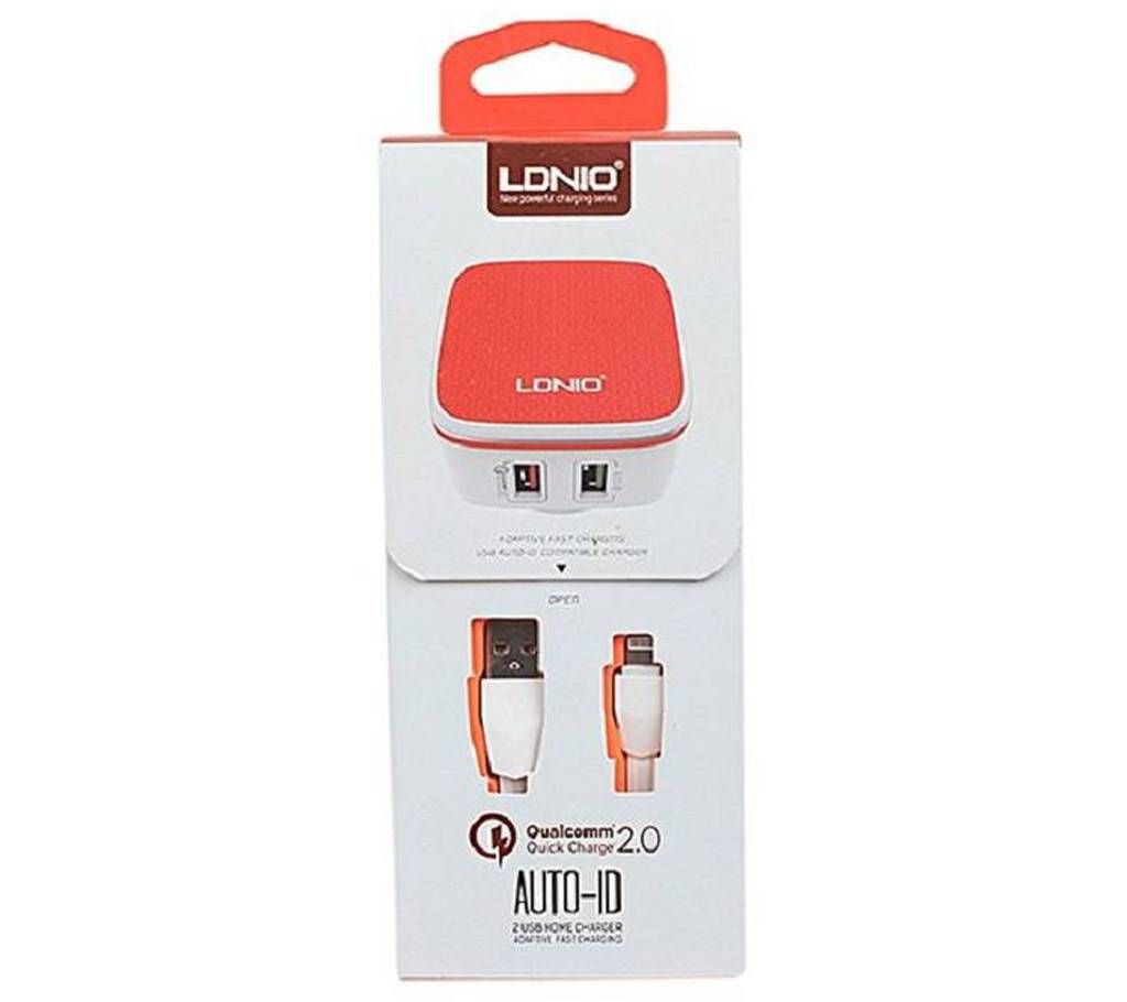 Ldnio A2405Q Qualcomm Quick Charge - White and Red
