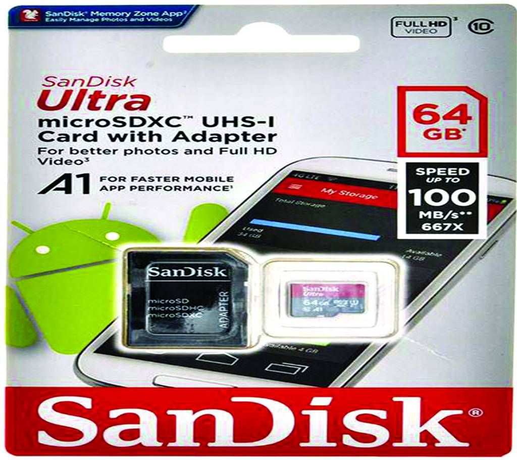 SAN DISK Memory Card 64 GB