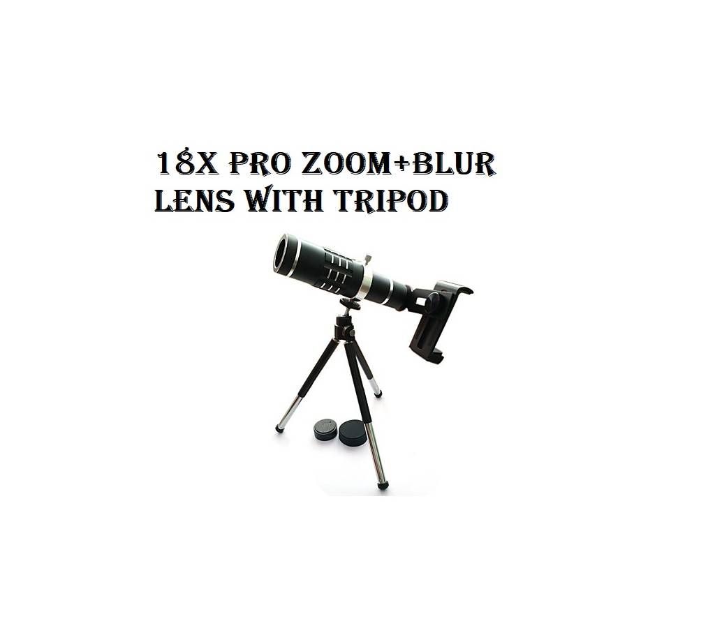 18X Metal Zoom+Blur Mobile Lens