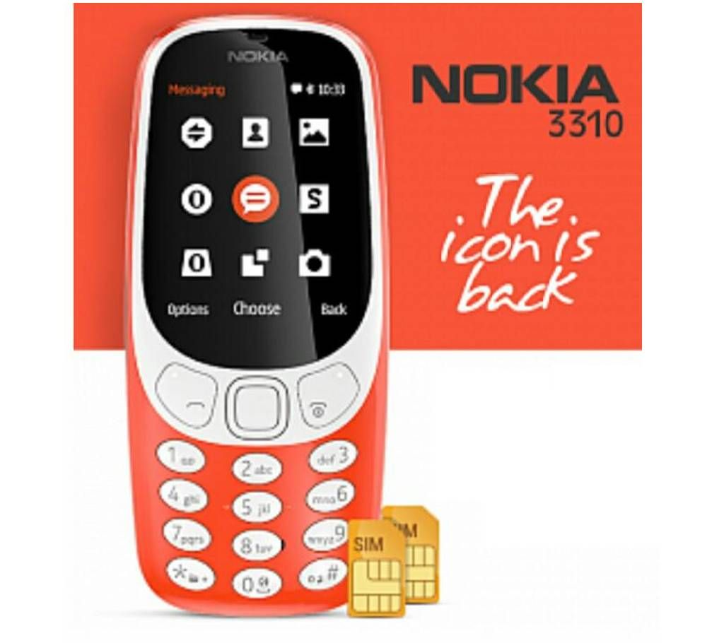 NOKIA 3310 feature phone 2018, orrange
