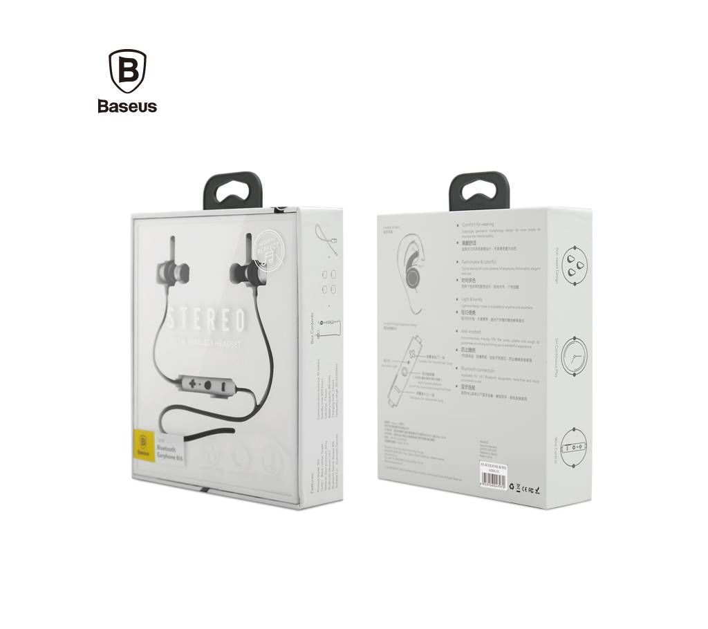 BASEUS B16 In-Ear Bluetooth Earphone Sport Premium- Tecio