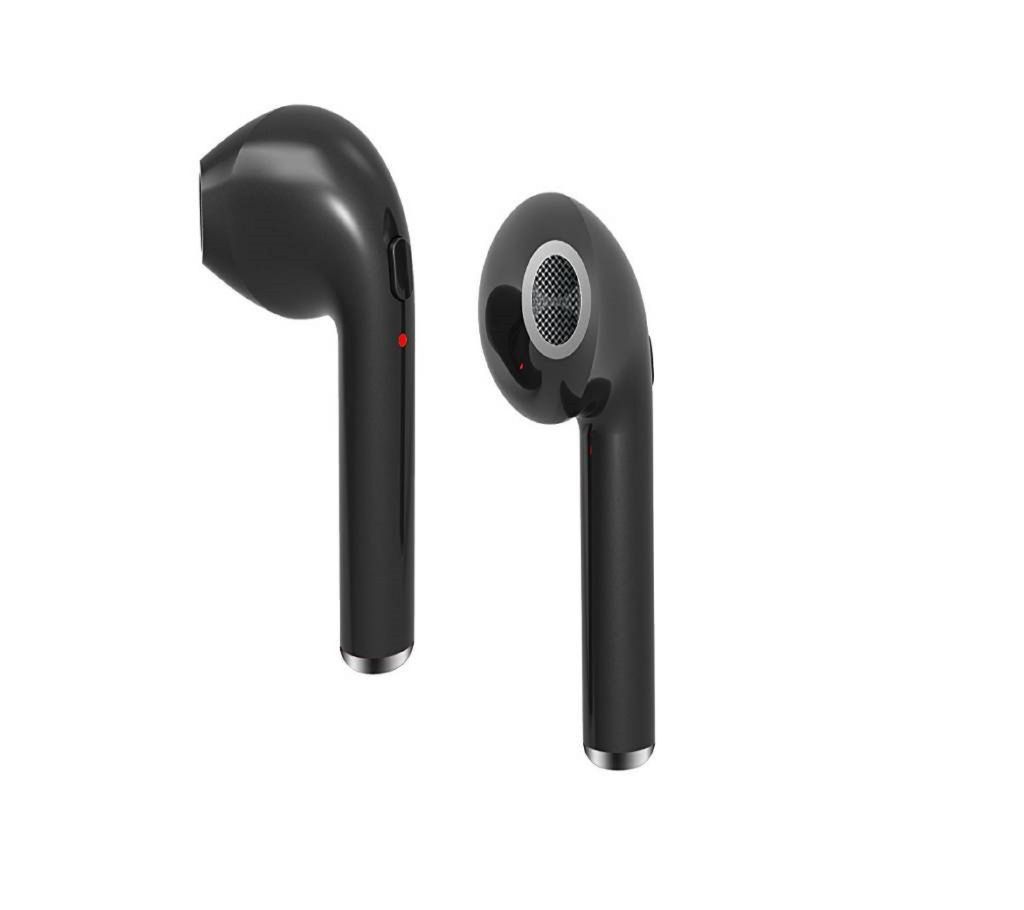 HBQ I7 Stereo Bluetooth Wireless Earphones - Black
