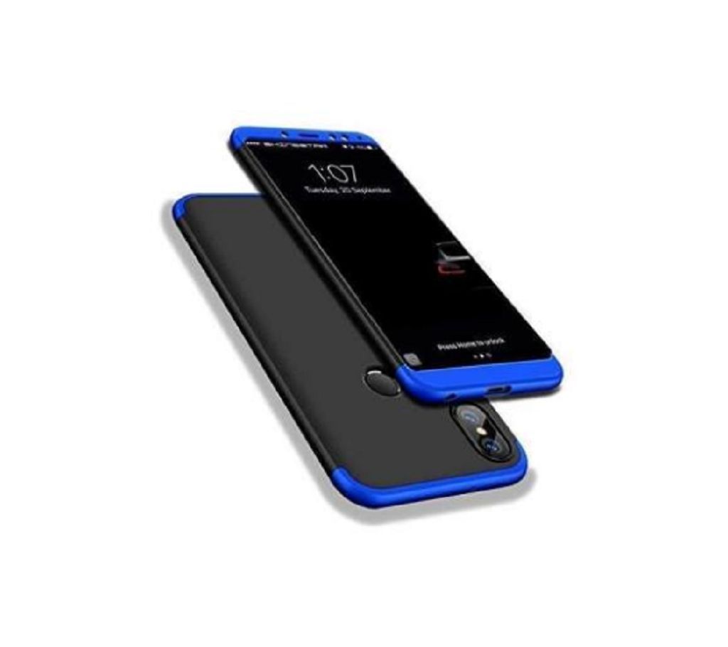 GKK 360 Degree Back Cover For Xiaomi Mi A2 Lite - Black and Blue