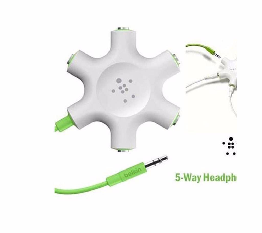 Belkin RockStar 5-Way 3.5-mm Headphone Splitter