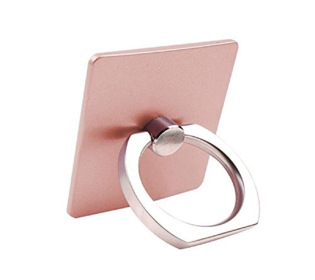 ng Stand Holder/Mobile Phone Ring Stent / 360 Degree Rotating Metal Ring Holder (Rose Gold)