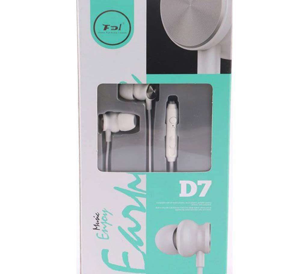  D7 Super Bass Earphone 