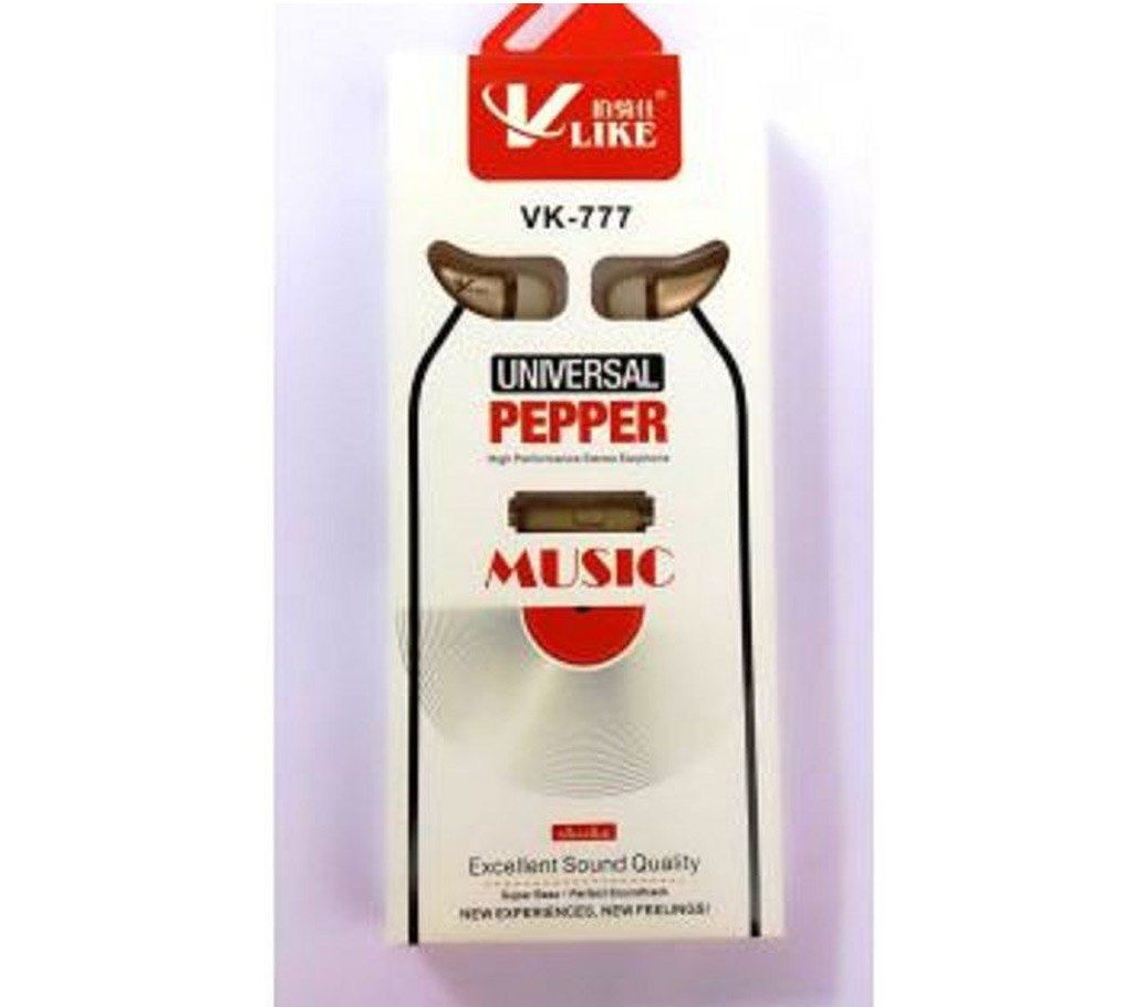 V LIKE universal PEPPER earphone 