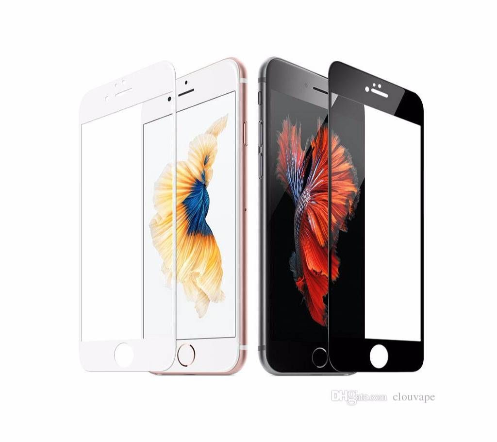 IPhone 6p 5D Screen Protector White color