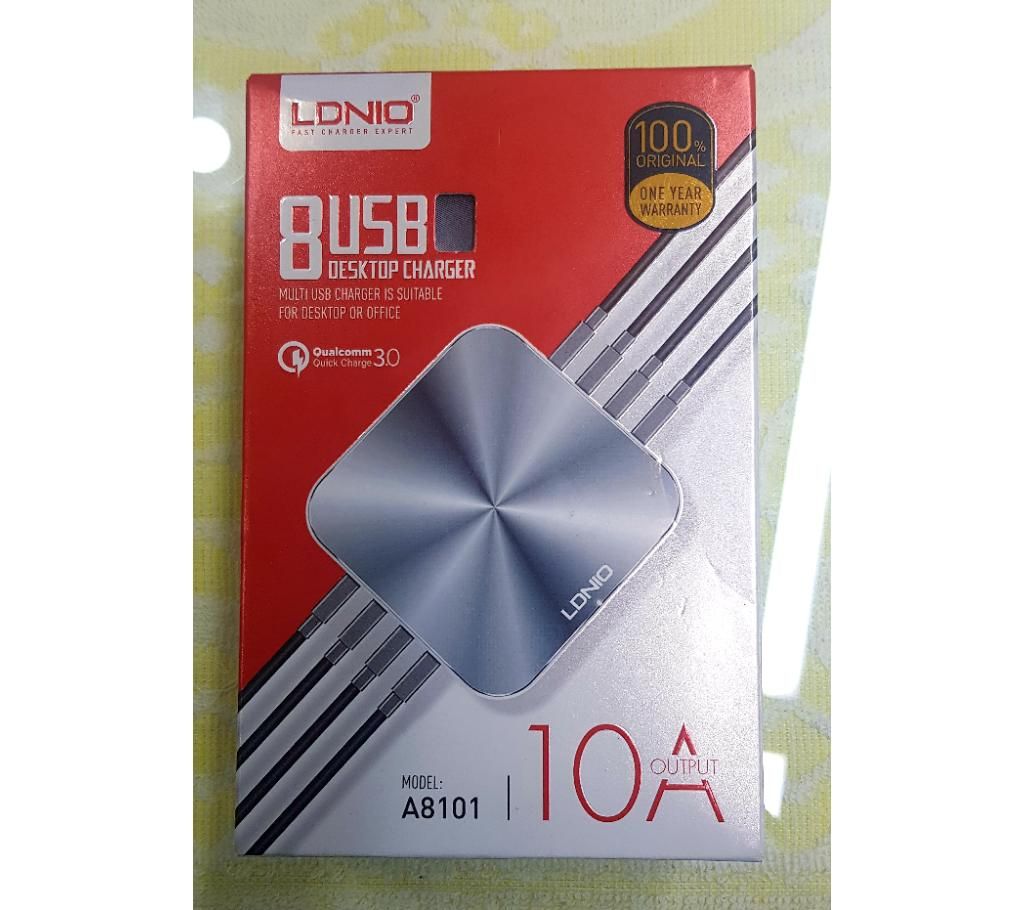 LDNIO 8 USB Desktop Multi charger A8101