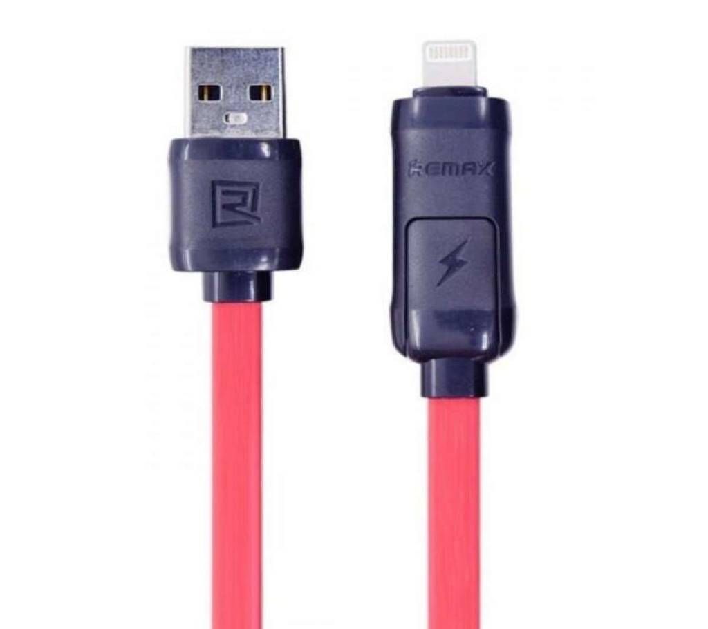 2 in1 Lightning Micro USB High Speed Data Cable - Red and Black