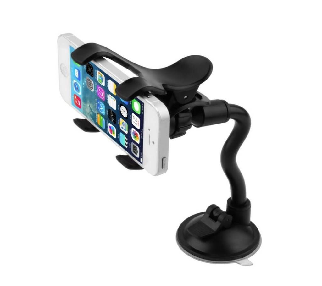 Bracket Stand Soft Tube Mobile Phone Holder Windshield Car Mount Holder