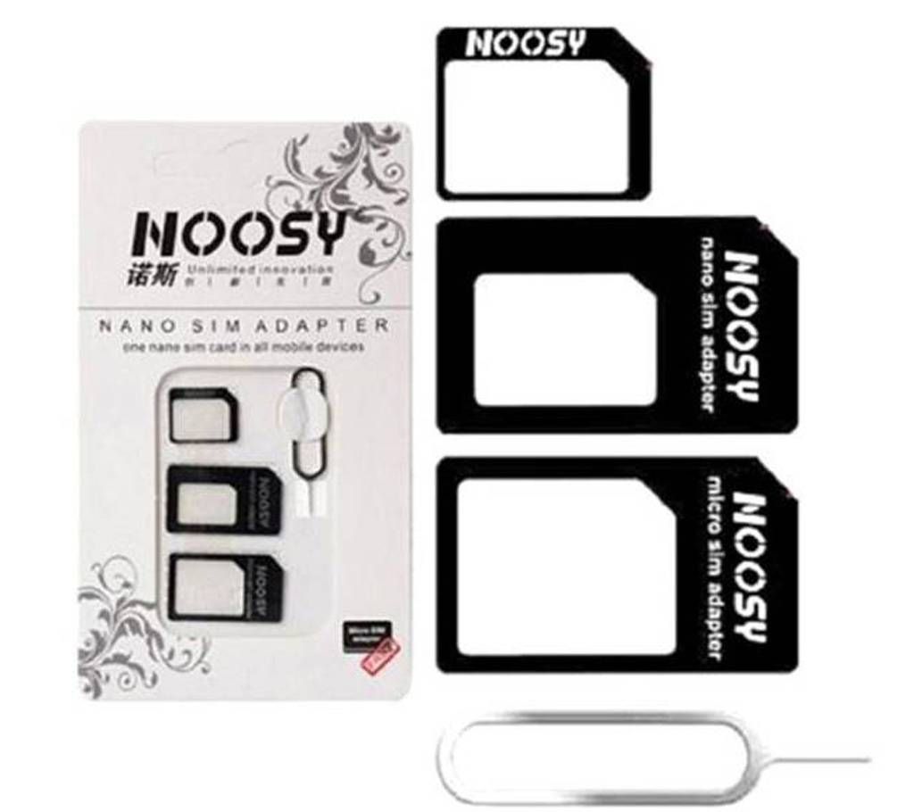 Micro Nano Sim Card Adapter - Black