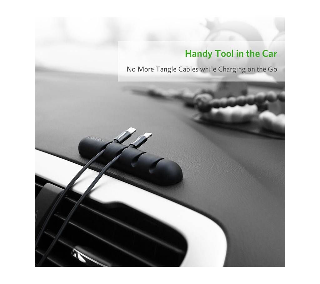 Cable organizer (2pcs/pack)-Black