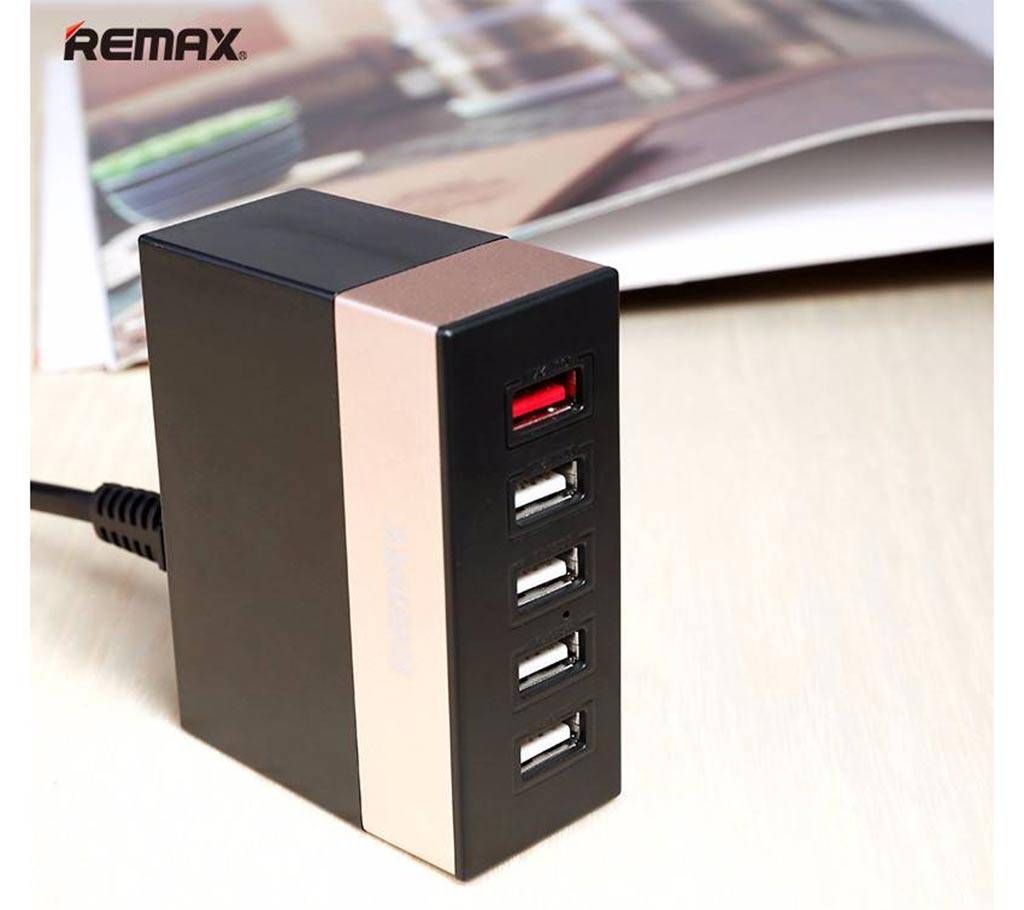 REMAX 5.2A Eu plug 5 USB port charger adaptor