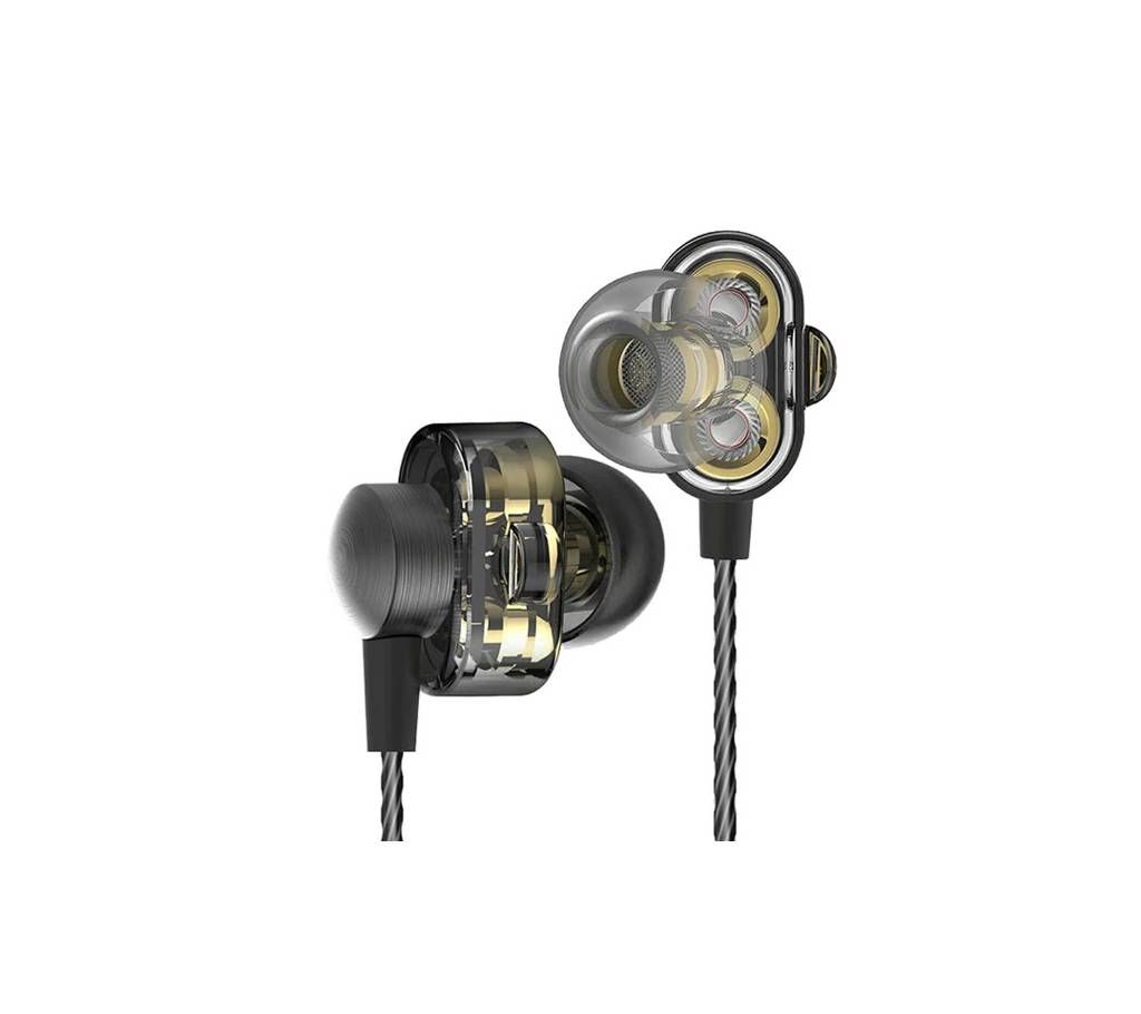 QKZ DM8 Mini Dual Driver Headphone