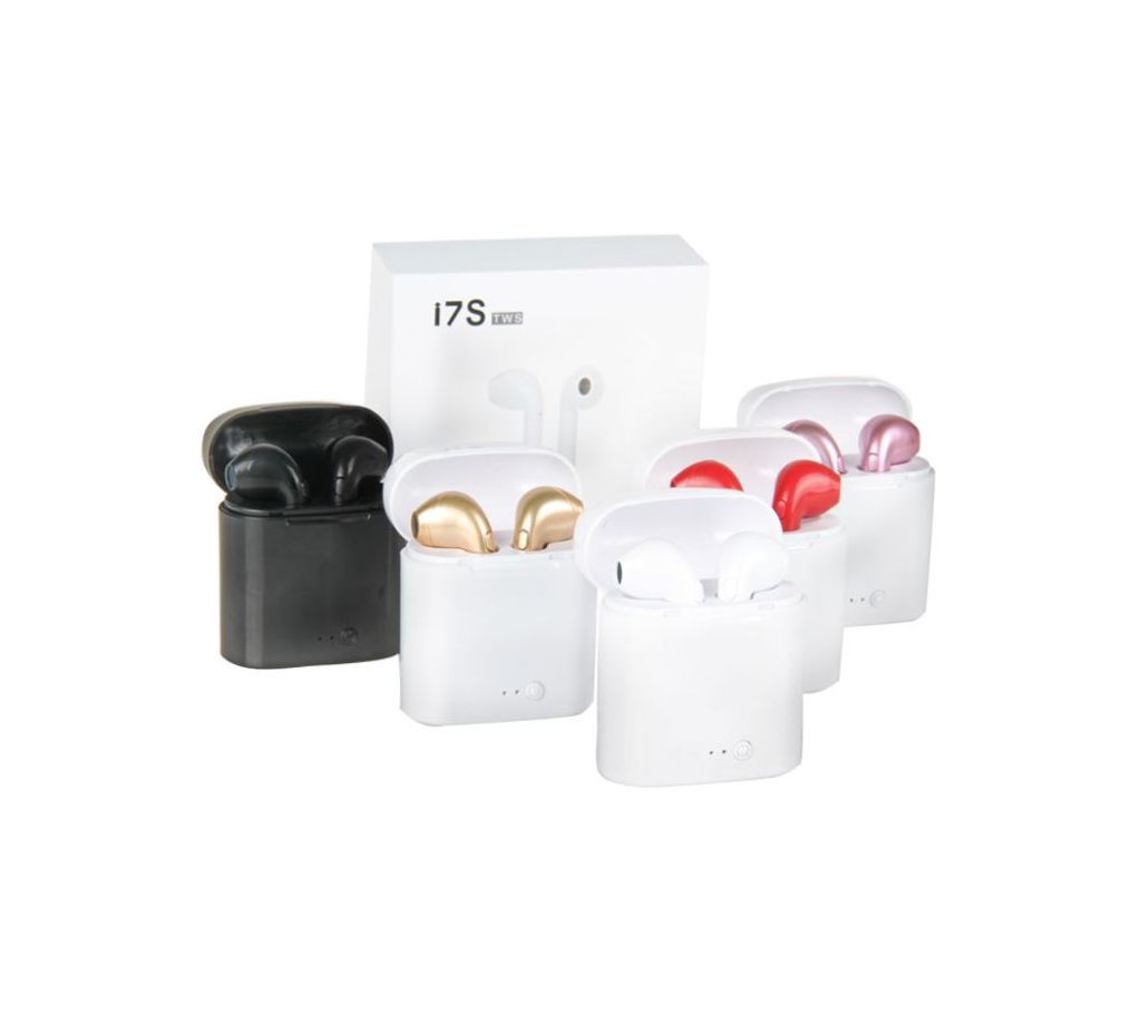 HBQ I7S Dual Mini Wireless Earphones With Power Cases