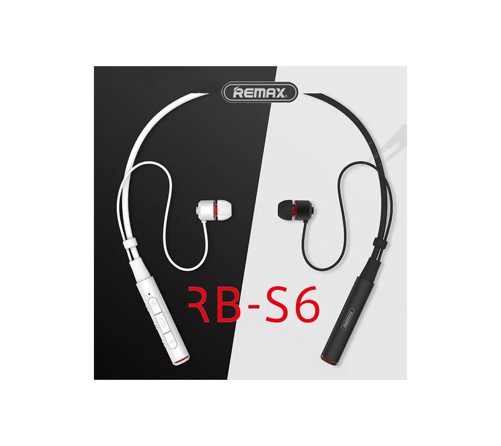 REMAX NECKBAND BLUETOOTH EARPHONES RB-S6 (100% original)