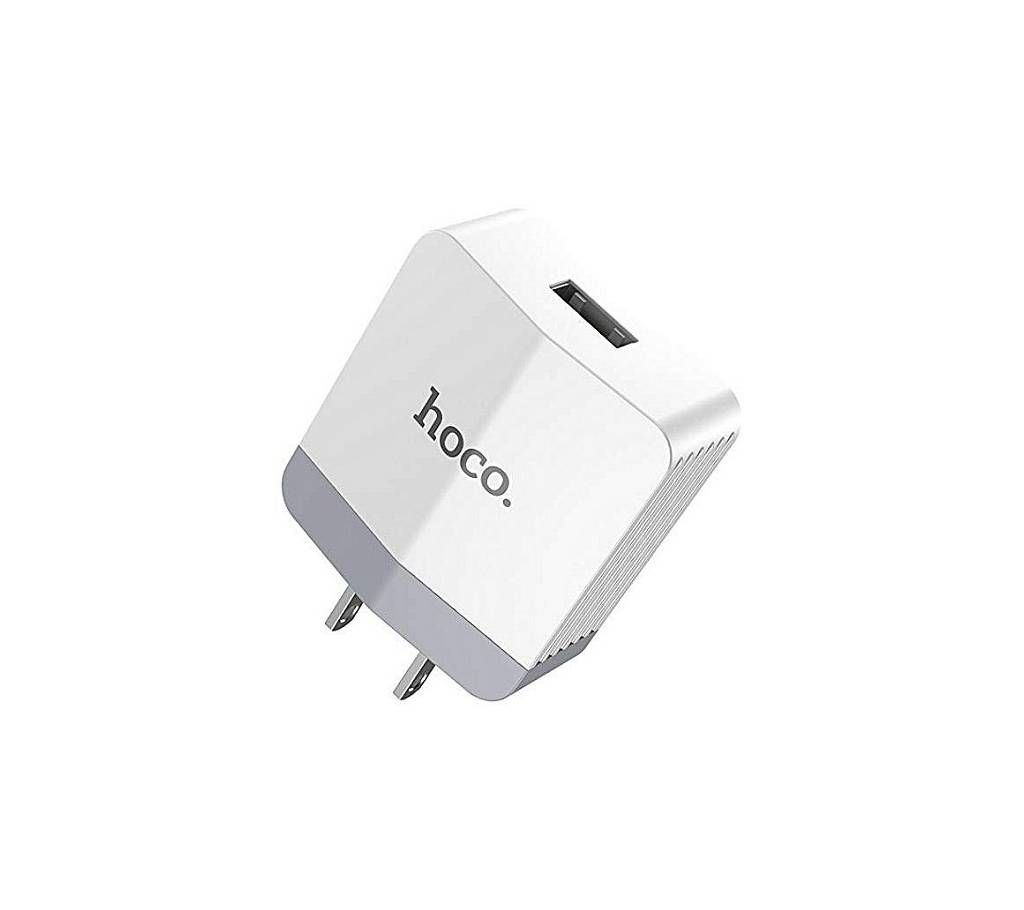 Hoco C13 Quick Charger QC 3.0 USB Wall Charger Adapter Plug - White