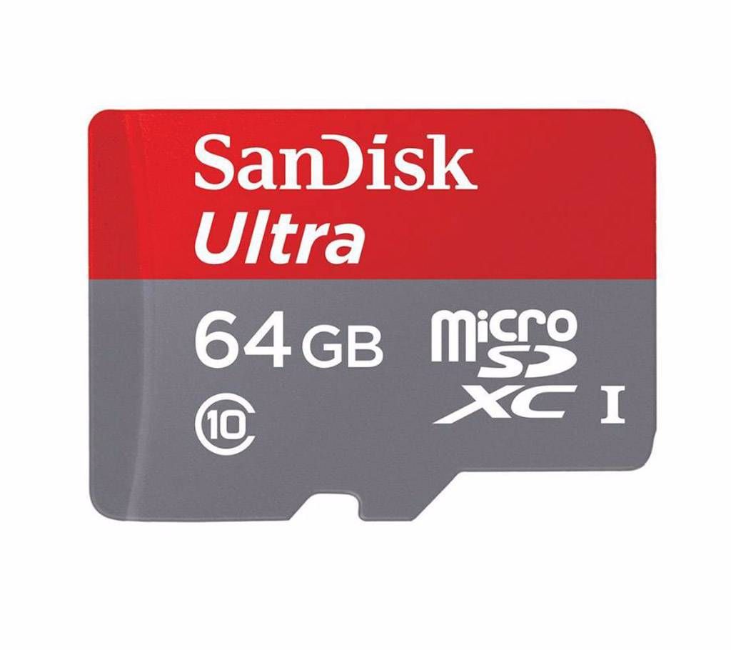 SanDisk Ultra MicroSDHC Memory Card (64GB)