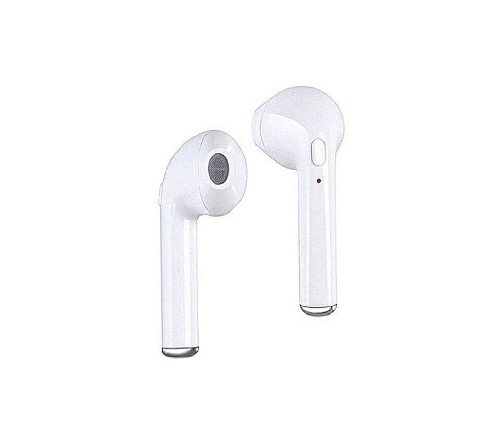 TWS i7S - Bluetooth 4.2 Stereo Earbuds Headphone with Mic - White