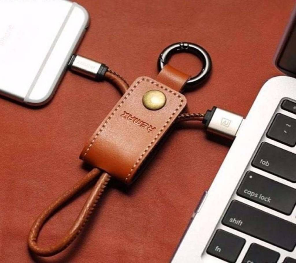 metal Key Chain Data Charger Cable