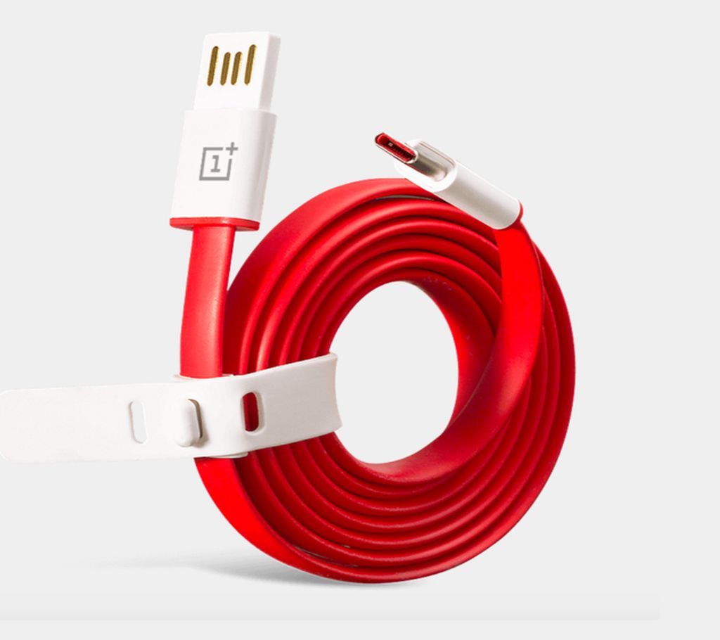 One Plus Type C Charging Cable  Red
