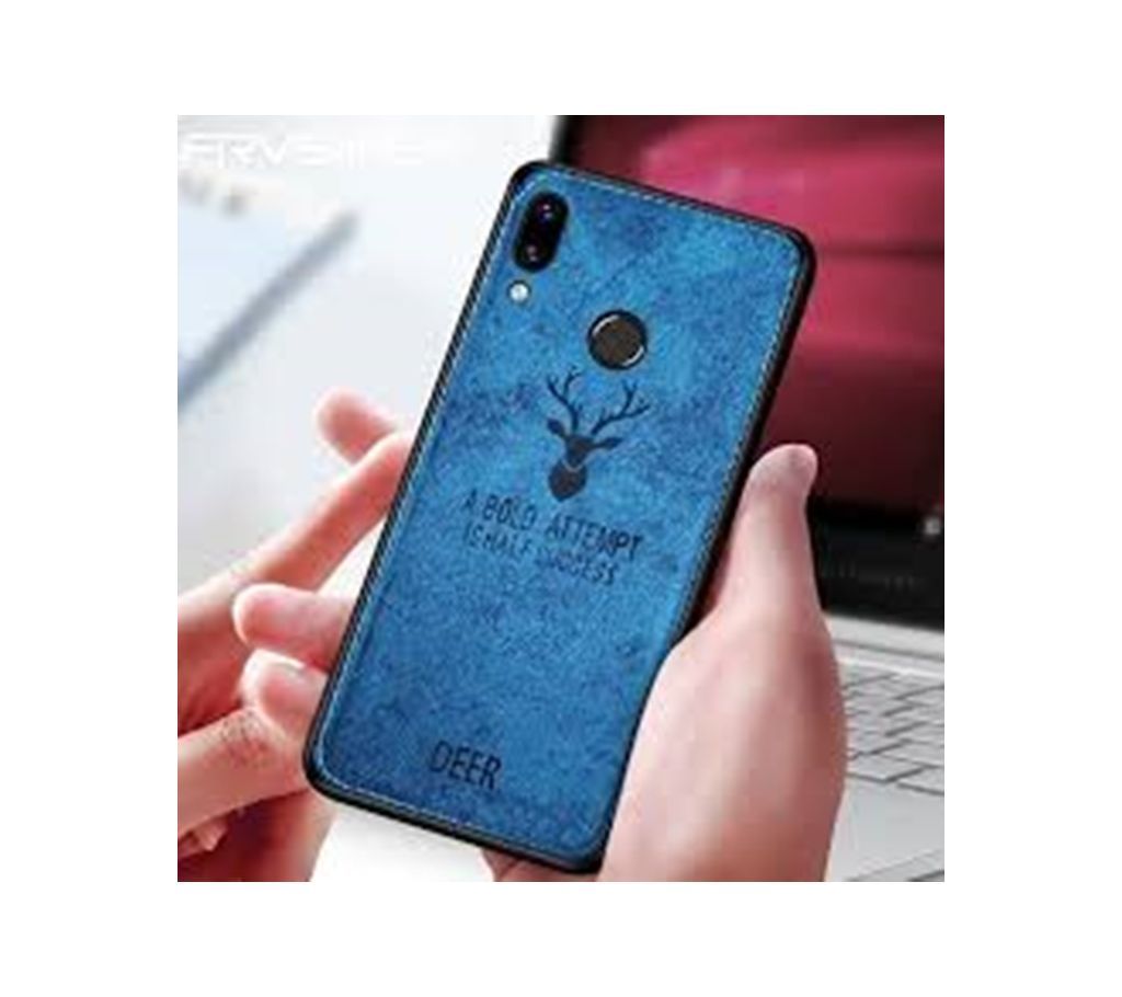 Deer Cloth Case For Redmi  Note 5pro  blue
