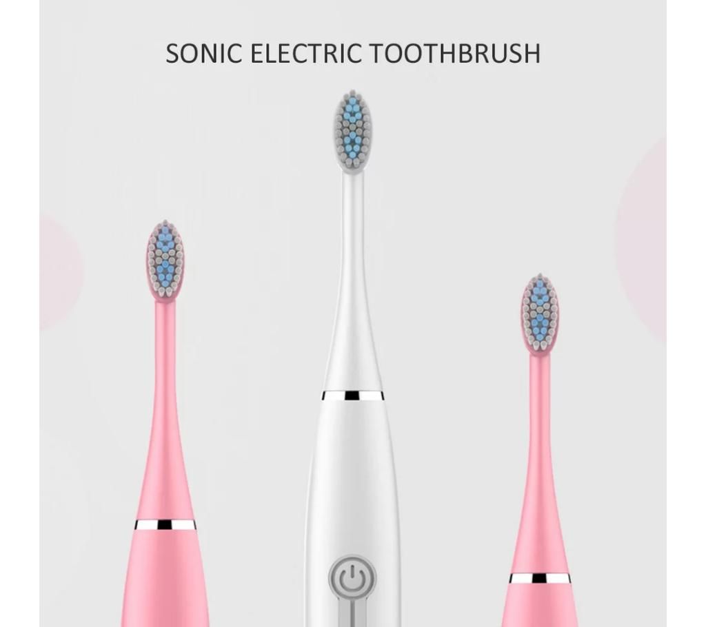 Waterproof Electric Ultrasonic Toothbrush Sonic Brush Clean Oral Hygiene Bathroom Products Fashion Convenient 1Pcs