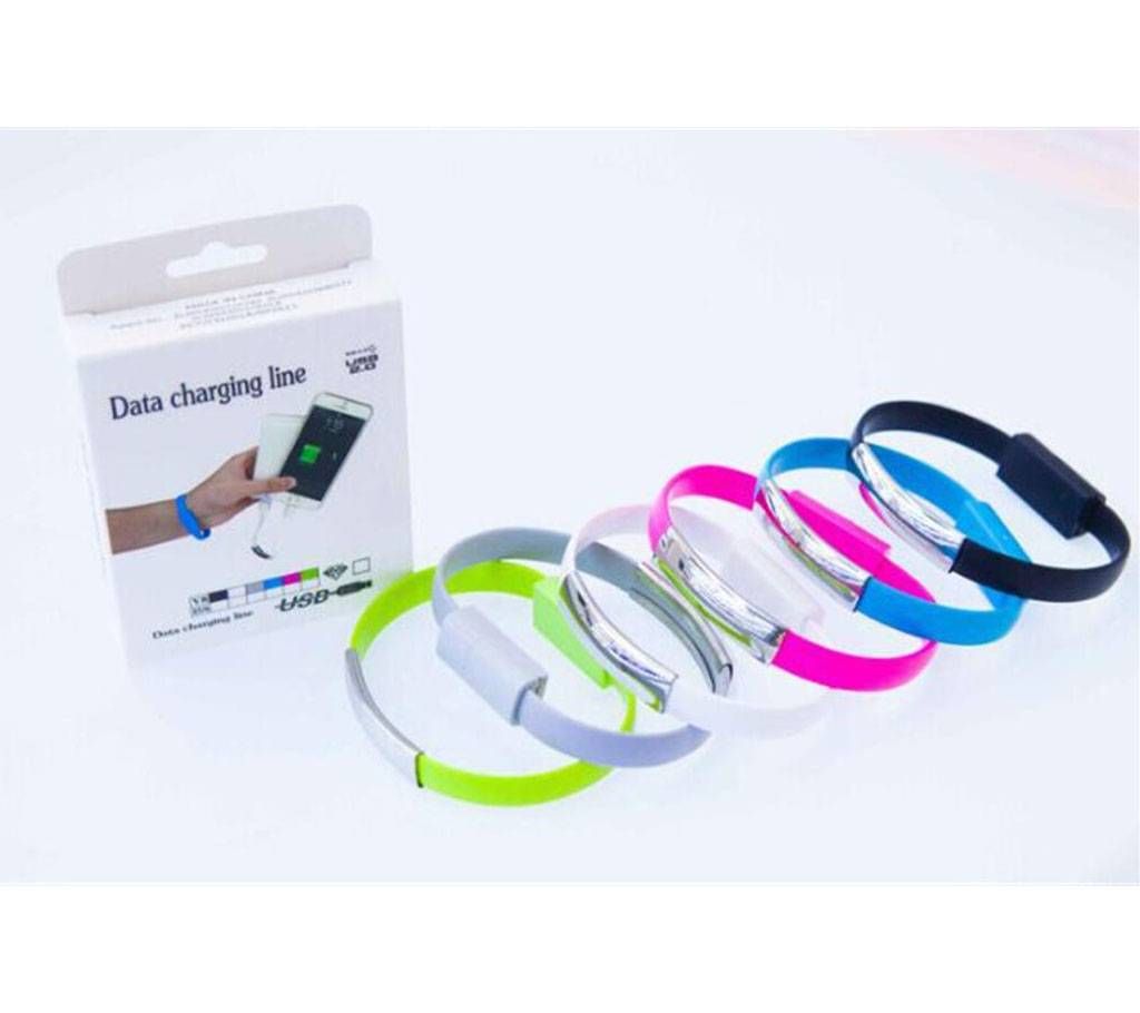 Bracelet and data cable