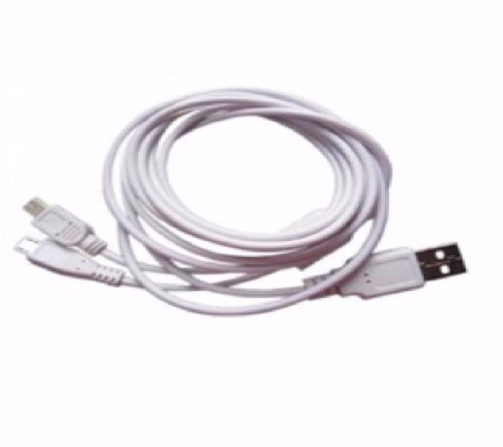 Dual Micro USB Cable