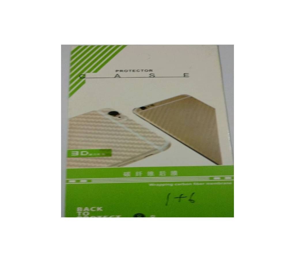 One+6 Transparent Fiber Sticker