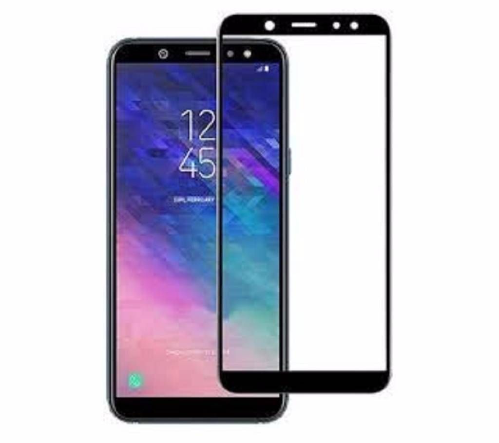 Samsung A6+ 5D Screen Protector Black color