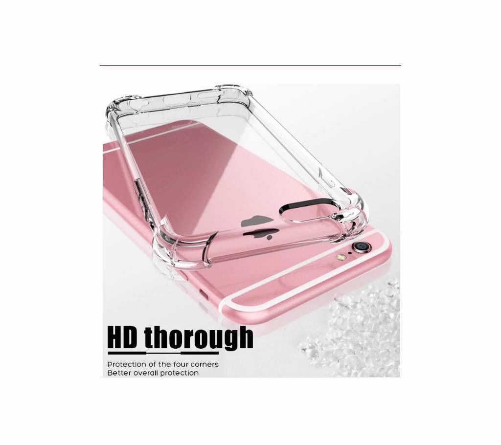 Luxury Shockproof Hard Phone Case For IPhone 6  Transparent Protection Back Cover