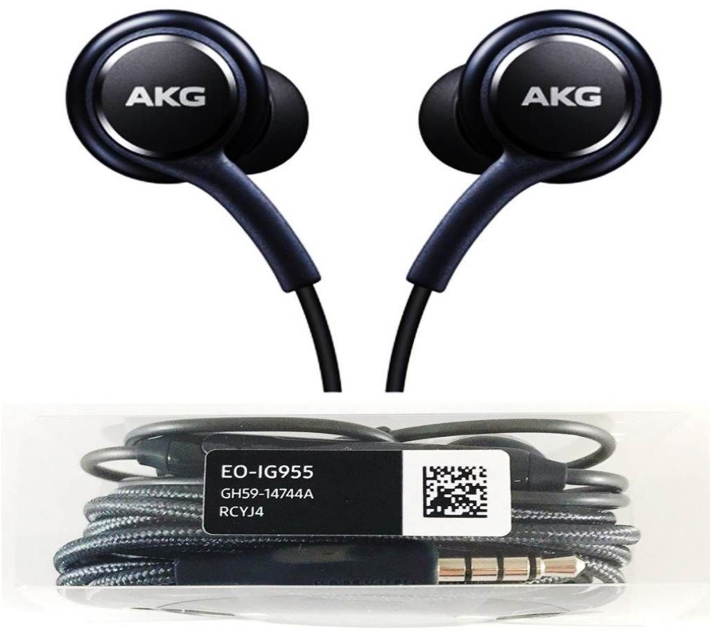 AKG In-Ear Earphones with Mic 3.5mm Wired In-line Earphones with Volume Control Hands-free Headphone