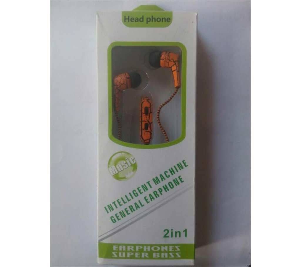 Head phone 2 in 1 super bass