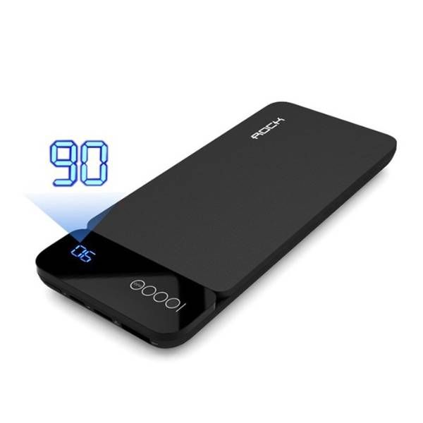 ROCK P38 Power Bank 10000mAh with Digital Display
