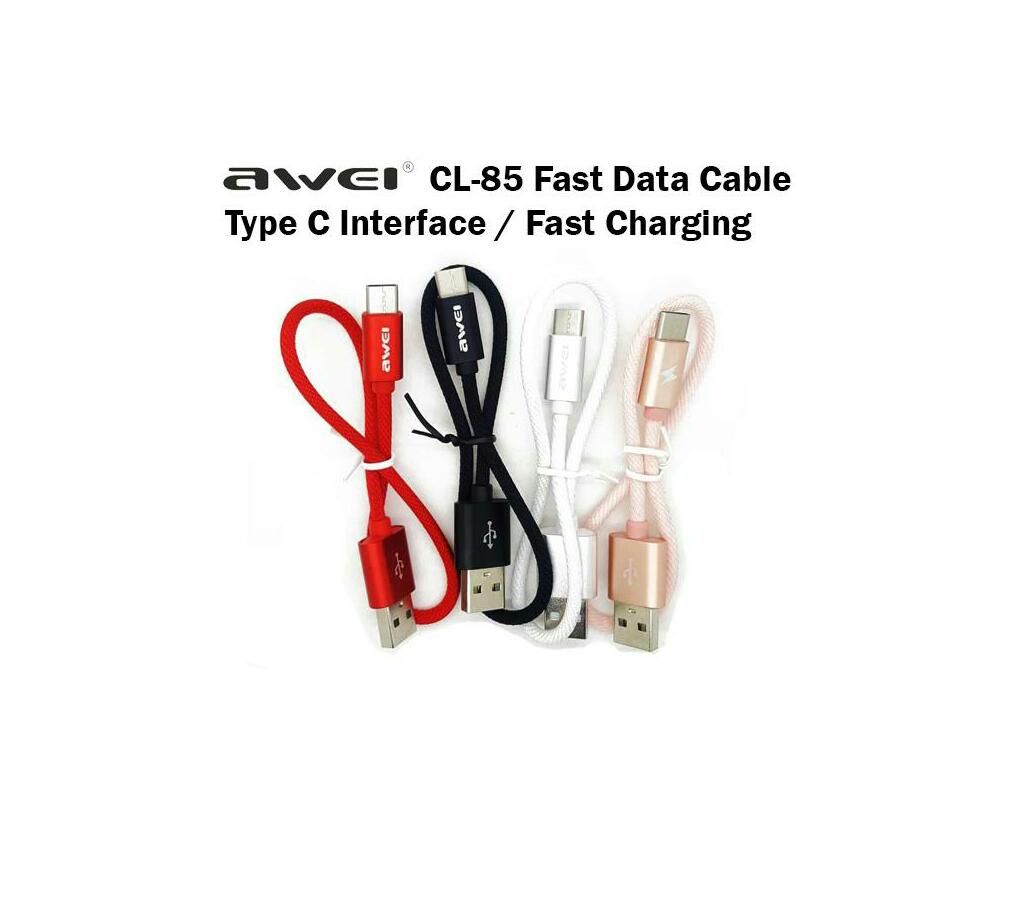 CL85 Fast Charging Data Cable  White