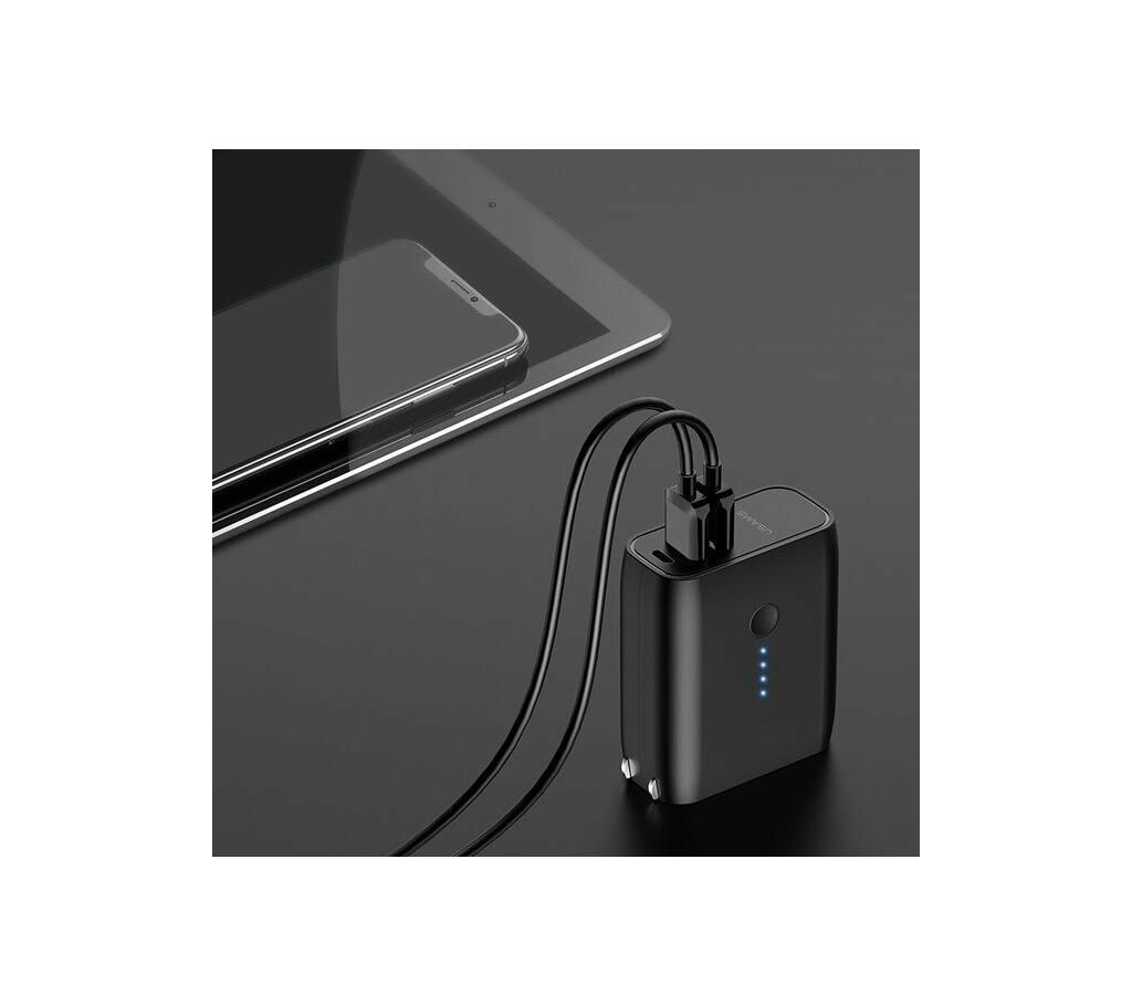 USAMS  PB3 2 in 1 Wall Charger Power Bank 5000mAh