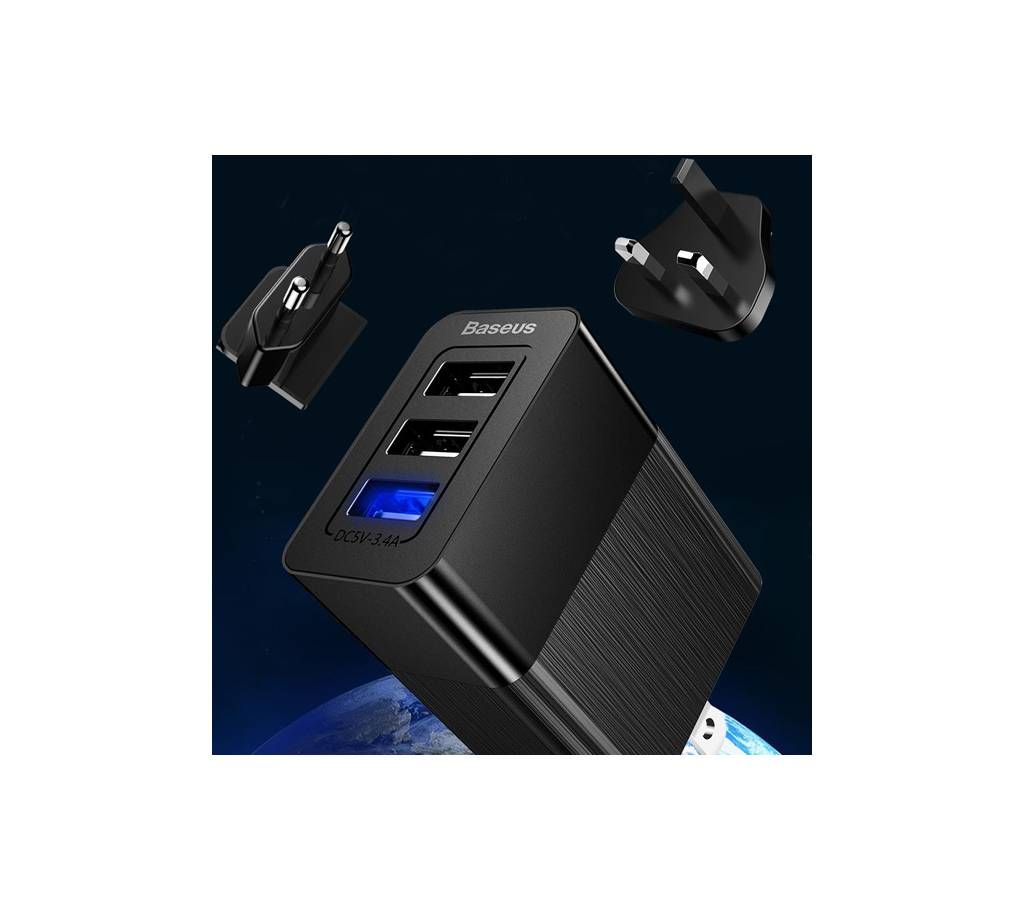Baseus 3 Port USB Charger