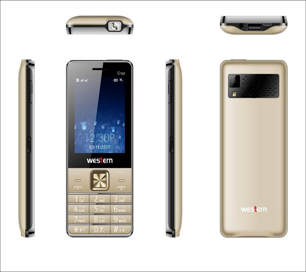 Western D-37 - Feature Phone - 2.8" - 32MB RAM - 32 MB ROM - Gold