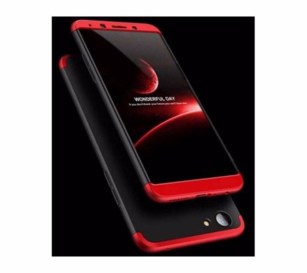 360 Full Protection Back Cover For Oppo F5 - Red and Black