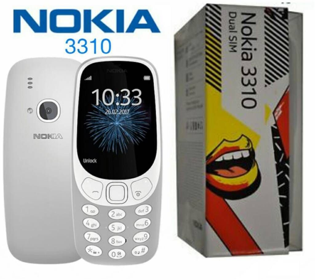 Nokia 3310 feature phone (2018), white - vietnamm