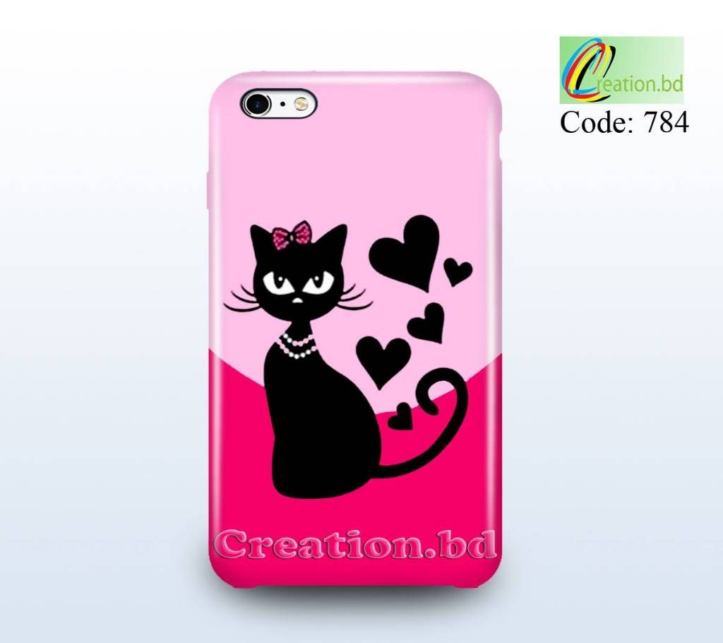 Lovely Cat Customized Mobile Back Cover