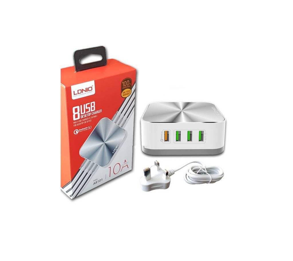 LDNIO A8101 8 USB Quick Charge 3.0 Desktop Charger