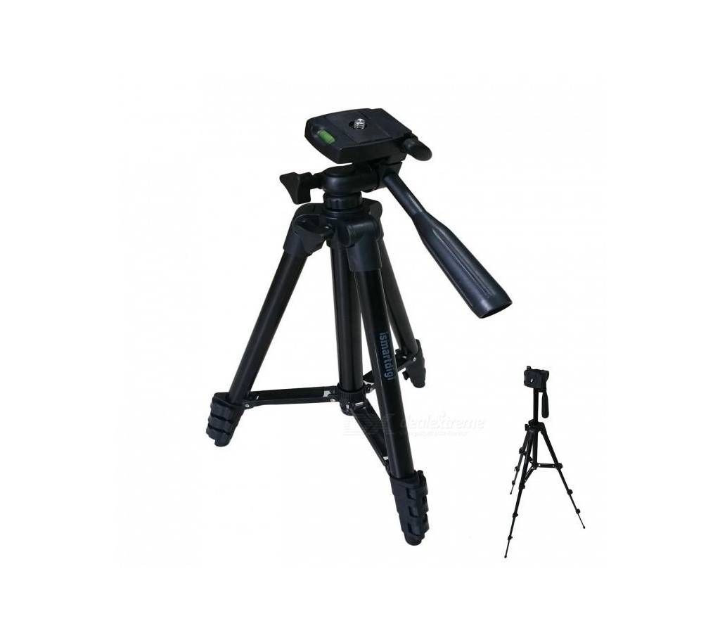 Aluminum Alloy Tripod For Camera & Mobile - Black
